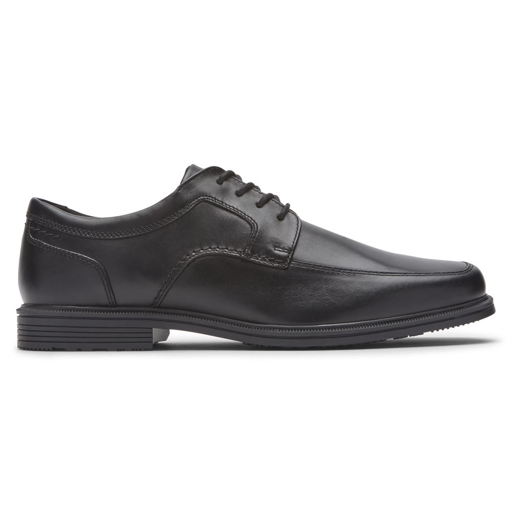 Rockport Taylor Waterproof Apron Toe - Mens Oxfords - Black - NZ (DXJ-027463)